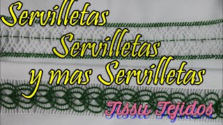 SERVILLETAdeshiladosBoda BautizosETC TissuTejidos [upl. by Rubi622]