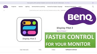 Faster control for your BenQ Monitor with Display Pilot 2 [upl. by Egiedan945]