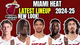 Miami Heat Latest Roster 202425 NBA update  Training Camp NBA Preseason [upl. by Sirromal]