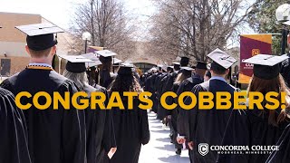 Congrats Cobbers Commencement 2024 [upl. by Odele]