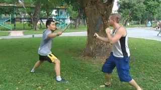 Gurkha Kukri Knife Fighting [upl. by Jarus]