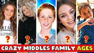 Crazy Middles Family Real Names amp Ages 2024 [upl. by Leaj65]