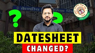 DATESHEET DELETED 🤯 CBSE UPDATE Class 10 amp 12 Boards Exam 202425 🔥 cbse [upl. by Lanae]