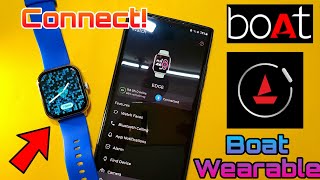 How To Connect With Boat Wearables App  Connect Smartwatch With Boat Wearables App  Boat Wearable [upl. by Aninaig938]