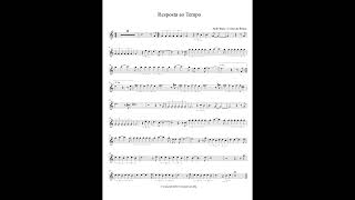 Resposta ao Tempo Backing Track amp Sheet Music [upl. by Annanhoj344]