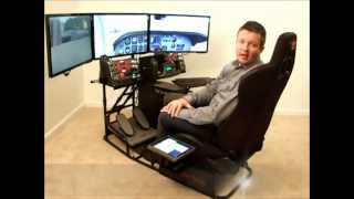 Volair Sim  Flight Simulation Cockpit Chassis Product Demo [upl. by Denice59]