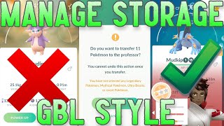 GBL POKEMON STORAGE MANAGEMENT  What IVs do I KEEP BUILD  Pokémon GO Battle League [upl. by Etennaej]