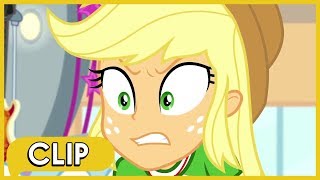 Applejack amp Raritys Argument  MLP EG Rollercoaster of Friendship [upl. by Ynehpets]