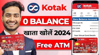 Kotak Mahindra Bank Open Account Zero Balance  Kotak 811 Account Opening Online Zero Balance [upl. by Ridinger]