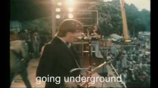 The Jam Going underground  lyrics Pinkpop 1980 [upl. by Maidie313]