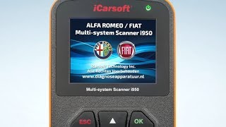 Hoe je Alfa Romeo en Fiat kunt uitlezen op foutcodes met de iCarsoft i950 [upl. by Itsud]