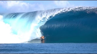 One Day With Hakahei HUUTI 2021  Charging MASSIVE Tahitian Pits Bodyboarding Bodyboard [upl. by Kathi]