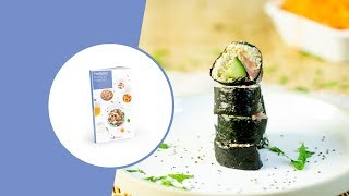 Keto Sushi met Bloemkoolrijst en Zalm  Protiplan Koolhydraatarm Dieet Recepten [upl. by Struve]