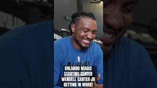 Wendell Carter jr getting in work nba nbatraining orlandomagic orlando basketball [upl. by Atinrahc]