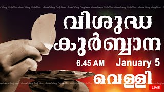 Holy Mass I Malayalam Mass I January 5 I Friday I Qurbana I 645 AM [upl. by Aurel]