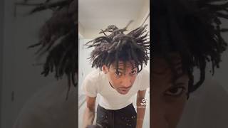 Freeform dreads towel method youtubeshorts shortvideo freeformdreads freeformlocs [upl. by Jelena]