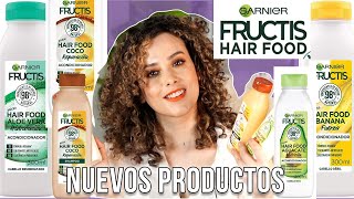 Nuevos Shampoos y Acondicionadores de Garnier Fructis Hair Food Reseña [upl. by Barnaby984]