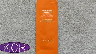 ИДЕАЛЬНЫЙ ВОДОСТОЙКИЙ СОЛНЦЕЗАЩИТНЫЙ КРЕМ С МАТОВЫМ ФИНИШЕМ  HERA Sun Mate Leports SPF50 PA [upl. by Morita192]