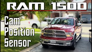 Easy Install Of A New Cam Position Sensor On My 2010 Dodge Ram 1500 [upl. by Ylahtan]