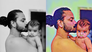 Hamari life ko colors dene ke liye thankyou ❤️  love you baccha 👨‍🍼 greeshbhatt familyvlogs [upl. by Robby]