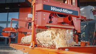 MP100 Log PlanerMoulder in Action  WoodMizer [upl. by Ttenaej]