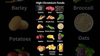 High Chromium Foods diabetes healthyfood chromium [upl. by Ahsinan916]