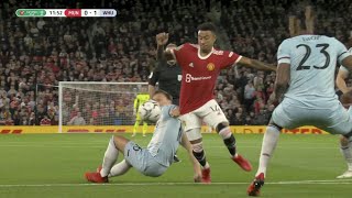 Lingard penalty claim vs West ham [upl. by Brosy]