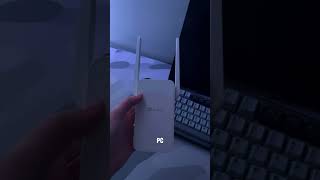 Reviewing WiFi extender… music viral goviral shorts techtok [upl. by Eeram923]