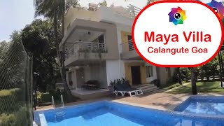 Maya Villa Rent a villa with private swimming pool in Goa [upl. by Valeda211]