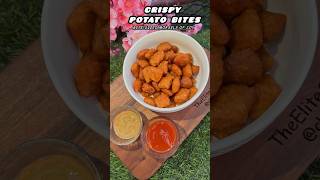 Lets Turn Potatoes Into A Delicious SnackCrispy Potato BitesEasy Snack Recipeshortsfoodsnacks [upl. by Shiekh]