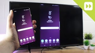 Galaxy S9  S9 Plus How to Connect via HDMI to TV Screen Mirroring Guide [upl. by Lesya765]