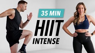 35 Min Intense Cardio HIIT Workout For Fat Burn  Full Body Workout At Home No Equipment [upl. by Marcin129]