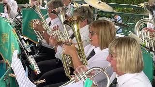 1  Drighlington Brass Band  Wetherby Bandstand  17th July 2022 Prismatic Light [upl. by Airamahs]