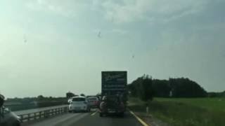 Autobahn stau Germany  Lange Stau auf A7 zwischen Dreieck Bordesholm und Neumünster Nord HD  2K [upl. by Anirt]