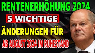 Große Reformen Ab 19 August neue Vorteile in der Rentenversicherung – 2200 €  1900 € [upl. by Nosyaj420]