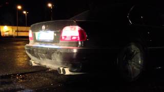 BMW E38 750i V12 TCConcepts Exhaust Sound [upl. by Acnayb]