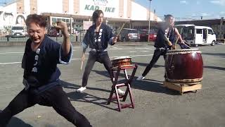 20240817三島市 三嶋大祭り３日目①和太鼓演奏 「烏合ノ衆」 三島田町駅前広場wmv [upl. by Aleksandr]