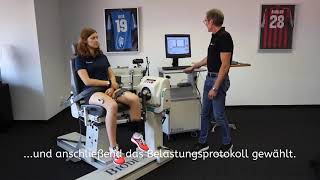 Isokinetik mit EMG Elektromyographie am BIODEX System 4 Pro [upl. by Atnoek285]