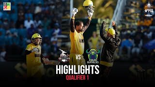 Qualifier 1 Highlights Durban Qalandars vs Joburg Buffaloes  Zim Afro T10 [upl. by Beitnes]