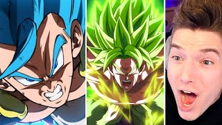 NEW LR Gogeta Blue amp LR Broly Super Attack REACTION on DBZ Dokkan Battle 9th Anniversary [upl. by Linzer]