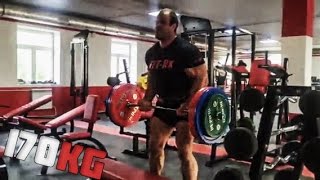 Denis Cyplenkov 170 KG BICEPS CURL World Record Денис Цыпленков [upl. by Atat]