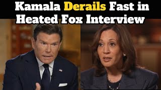 Kamala CRASHES OUT Completely During Heated FOX NEWS Interview [upl. by Meter]