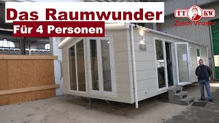 Warum will jeder dieses Tiny Haus sehen Tinyhaus Modell Murano bei Mobilheime Lübeck für 4 Personen [upl. by Hendrick]