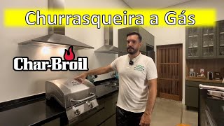 Churrasqueira a gás de embutir  CharBroil [upl. by Donell]