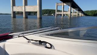 2011 Larson Sensa 206 at Lake of the Ozarks [upl. by Gasparo315]