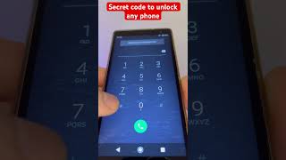 Secret code to unlock ANY PHONE 📱 🔓 smartphone trending tricks [upl. by Fulbert]