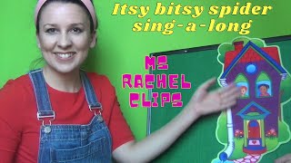 Ms Rachel Clips  Itsy Bitsy Spider Flannel Board Toddler Activities [upl. by Archy625]