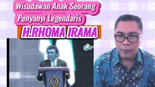 Raja Dangdut Rhoma Irama Meneteskan Air Mata Hadiri Wisuda Putranya Adam Ghifari [upl. by Ande]