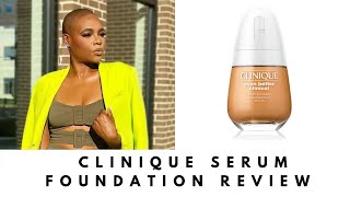 CLINIQUE EVEN BETTER CLINICAL SERUM FOUNDATION REVIEW amp WEAR TEST OILY SKIN foundation beauty [upl. by Meela]