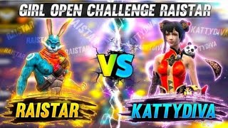 Raistar Vs Katty diva Only Awm Challenge  Can Raistar Win [upl. by Wallis41]